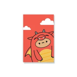 Denik Smoko Tayto Dragon Journal, 5.25" x 8.25", College Ruled, 144 Pages (LFC1902L)