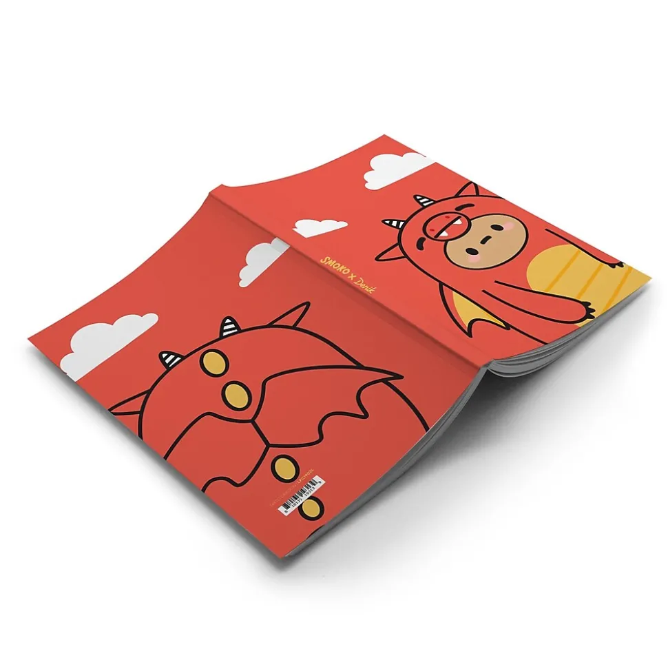 Denik Smoko Tayto Dragon Journal, 5.25" x 8.25", College Ruled, 144 Pages (LFC1902L)