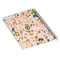 DENY Designs Abstract Paper Cuts by Alja Horvat Notebook, 5.5" x 8.25", Dotted, 40 Sheets, Multicolor (72892-nobs01)