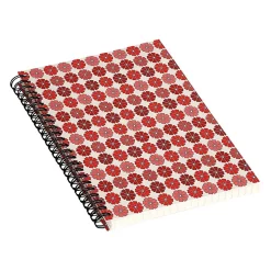 DENY Designs Decoflower by Holli Zollinger Professional Notebooks, 5.5" x 8.25", Dotted, 40 Sheets, Multicolor (68850-NOBS01)