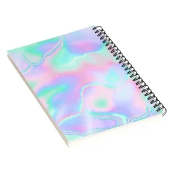 DENY Designs Unicorn Holograph by 83 Oranges Professional Notebooks, 5.5" x 8.25", Dotted, 40 Sheets, Multicolor (70470-NOBS01)