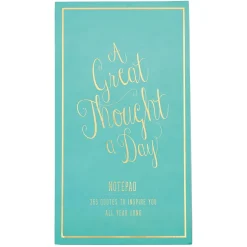 Eccolo A Great Thought A Day 365 Notepad, 6" x 8", 365 Sheets (T609A-ST)