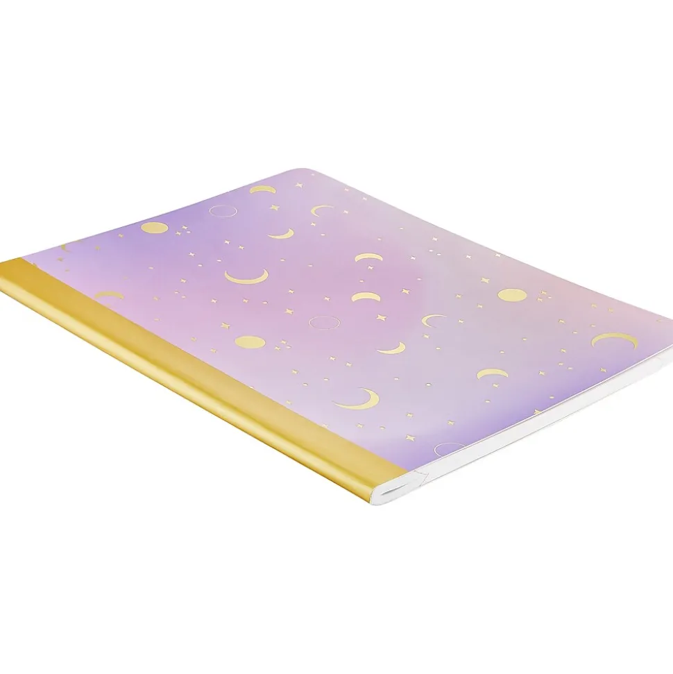 Eccolo Composition Notebooks, 7.5" x 9.75", College-Ruled, 80 Sheets, Assorted Colors, 3/Pack (ST840A-3PACK)