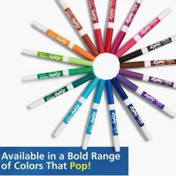 Expo Dry Erase Marker, Fine Tip, Assorted, 12/Pack (86603)