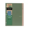 Five Star 100% Recycled 3-Hole Punched 2-Pocket Paper Folder, Assorted Colors (330027-22)