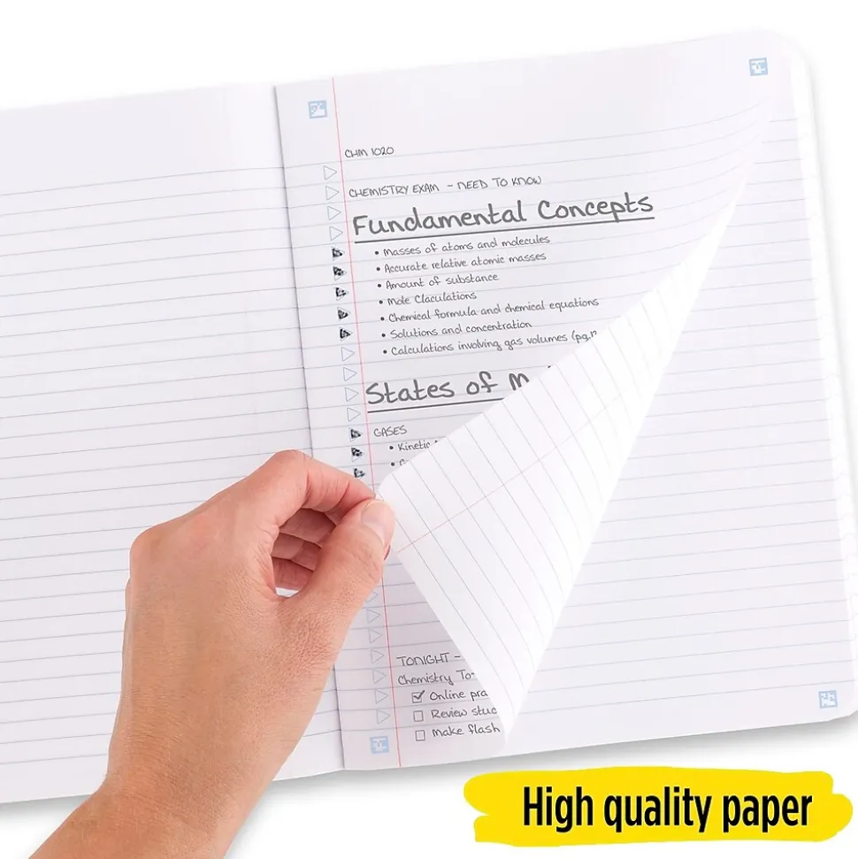 Five Star Composition Notebooks, 7.5" x 9.7", College Ruled, 100 Sheets, Each (9120)