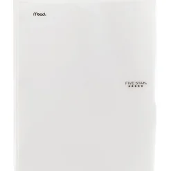 Five Star Pocket and Prong 3-Hole Punched 2-Pocket Folders, Assorted Colors (34136)