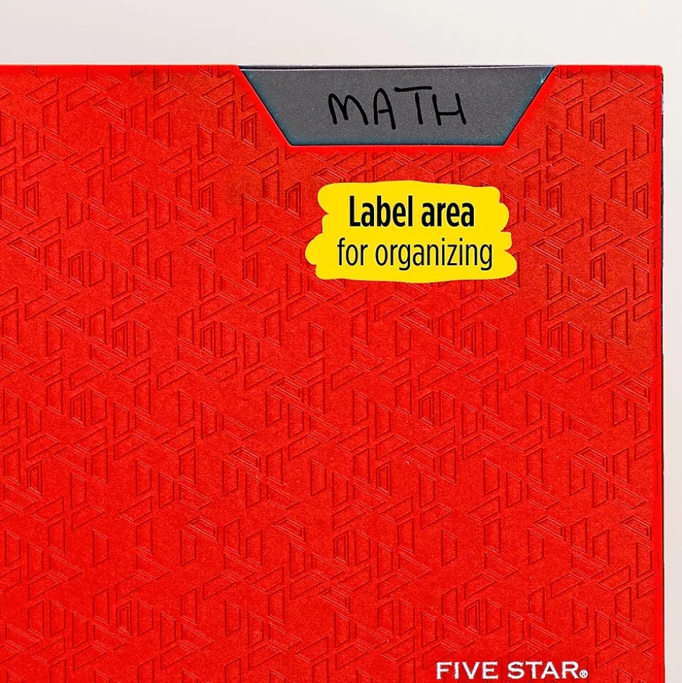 Five Star 2-Pocket Fastener Folder, Assorted Colors (34030)