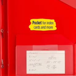 Five Star 2-Pocket Fastener Folder, Assorted Colors (34030)