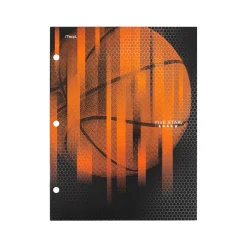 Five Star Sports 3-Hole Punched 4-Pocket Folder, Assorted Colors (33176)