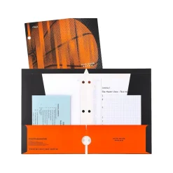 Five Star Sports 3-Hole Punched 4-Pocket Folder, Assorted Colors (33176)