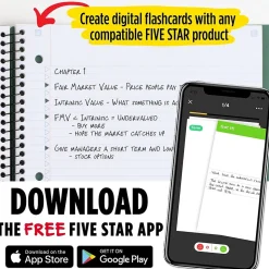 Five Star 1-Subject Notebooks, 8.5