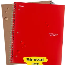 Five Star 5-Subject Subject Notebooks, 8.5