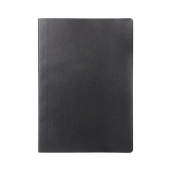 Gartner Studios Vegan Leather Journal, 5.89" x 8.33", Black (59659)
