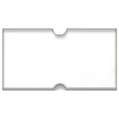 Garvey Punch-Hole Blank Labels, 12 mm x 21 mm, 8000 Labels/Sleeve (2112-31501)