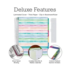 Global Printed Products Deluxe 8.5" x 11" Teacher Academic Planner, Multicolor (DTP-0001-U22-S)