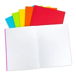 Hygloss Blank Books, 8.5" x 11", 24 Sheets, Assorted Colors, 6/Pack, 2/Bundle (HYG77735-2)