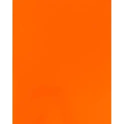 JAM Paper Laminated 2-Pocket Glossy Presentation Folders, Orange, 25/Pack (385GORD)