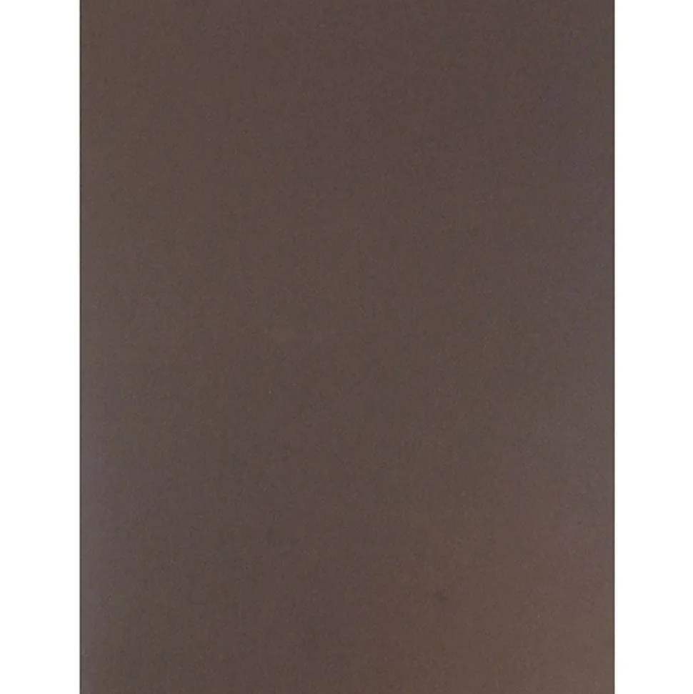 JAM Paper Linen 2-Pocket Presentation Folder, Chocolate Brown, 100/Carton (386LBRB)