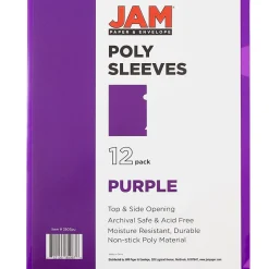 JAM Paper® Plastic Sleeves, 9