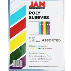 JAM Paper Plastic Sleeves, 9