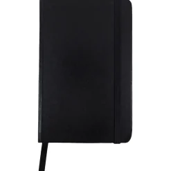 JAM Paper Pocket Notebook, 3.75" x 5.625", Narrow Ruled, 100 Sheets, Black (340526602)