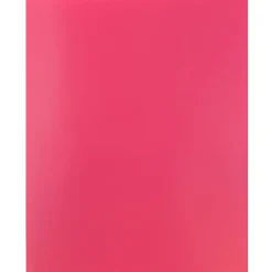 JAM Paper POP 2-Pocket Plastic Folders, Fuchsia Hot Pink, 6/Pack (382Efud)