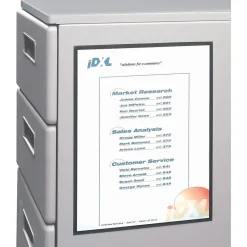 Magnetic Cubicle Keepers®, Clear Polypropylene, 8 1/2" x 11"