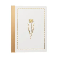 Martha Stewart Cream Flower Comp Book (MS101W)