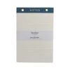 Martha Stewart Desk Notepad, Wide-Ruled, 5.5" x 8.25", Navy, 150 Sheets/Pad (MS110G)