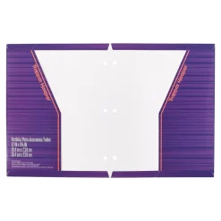Mead Trapper Keeper Paper 3-Hole Punched 2-Pocket Portfolio Folder, Assorted Colors (33100)
