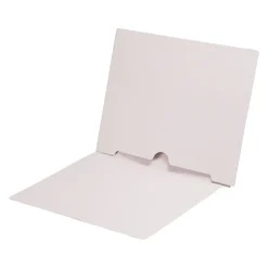 Medical Arts Press End Tab File Folder, Straight Cut, Letter-Size, White, 50/Box (S-09017-WHT)