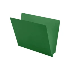 Medical Arts Press End Tab File Folder, Straight Cut, Letter-Size, Green, 100/Box (S-09241-GRN)