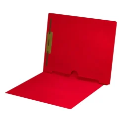 Medical Arts Press End Tab File Folder, Straight Cut, Letter-Size, Red, 50/Box (S-09018-RED)
