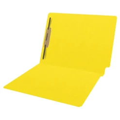 Medical Arts Press Heavy Duty End Tab File Folder, Straight-Cut, Letter Size, Yellow, 40/Box (S-09461-YLW)