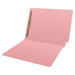 Medical Arts Press Heavy Duty End Tab File Folder, Straight-Cut, Letter Size, Pink, 40/Box (S-09461-PNK)