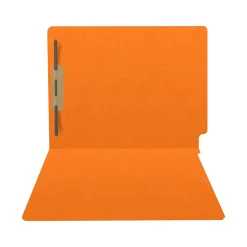 Medical Arts Press Heavy Duty End Tab File Folder, Straight-Cut, Letter Size, Orange, 40/Box (S-09461-ORG)