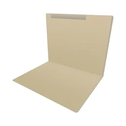 Medical Arts Press Heavy-Duty End Tab File Folder, Straight Cut, Letter-Size, Manila, 50/Box (S-09466-GRY)