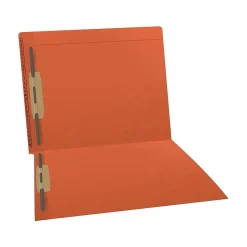 Medical Arts Press Kardex Reinforced End Tab File Folder, Straight Cut, Letter-Size, Orange, 50/Box (F1180-ORG)