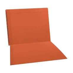 Medical Arts Press Kardex Reinforced End Tab File Folder, Straight Cut, Letter-Size, Orange, 100/Box (F1170-ORG)