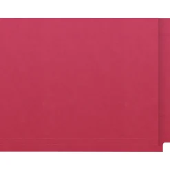 Medical Arts Press Kardex Match Reinforced End Tab File Folder, Straight Cut, Letter Size, Red, 50/Box (S-09483-RED)