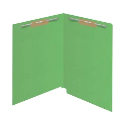 Medical Arts Press Kardex Match Reinforced End Tab File Folder, Straight Cut, Letter Size, Green, 50/Box (S-09484-GRN)