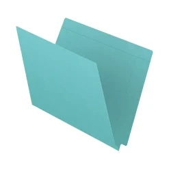Medical Arts Press Kardex Match Reinforced End Tab File Folder, Straight Cut, Letter Size, Light Blue, 100/Box (S-09482-LBL)