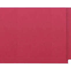 Medical Arts Press Kardex Match Reinforced End Tab File Folder, Straight Cut, Letter Size, Red, 50/Box (S-09484-RED)