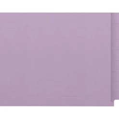 Medical Arts Press Kardex Match Reinforced End Tab File Folder, Straight Cut, Letter Size, Purple, 100/Box (S-09482-PRP)