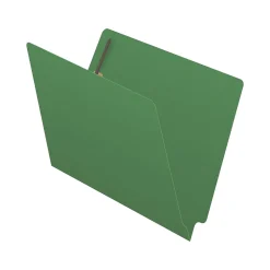 Medical Arts Press Reinforced End Tab File Folder, Straight Cut, Letter-Size, Green, 50/Box (S-01501-GRN)