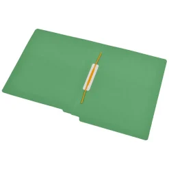Medical Arts Press Reinforced End Tab File Folder, Straight Cut, Letter-Size, Green, 50/Box (S-09168-GRN)