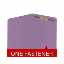 Medical Arts Press Reinforced End Tab File Folder, Straight Cut, Letter-Size, Lavender, 50/Box (S-01601-LAV)