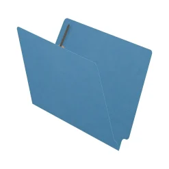 Medical Arts Press Reinforced End Tab File Folder, Straight Cut, Letter-Size, Blue, 250/Carton (S-01602-BLU-B)