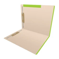 Medical Arts Press Standard Reinforced File Folder, Straight Cut, Letter Size, Manila/Light Green, 50/Box (50693LG)